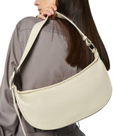 Hバックルソフトレザーホボバッグ / H-Buckle Soft Leather Hobo Bag (ivory)