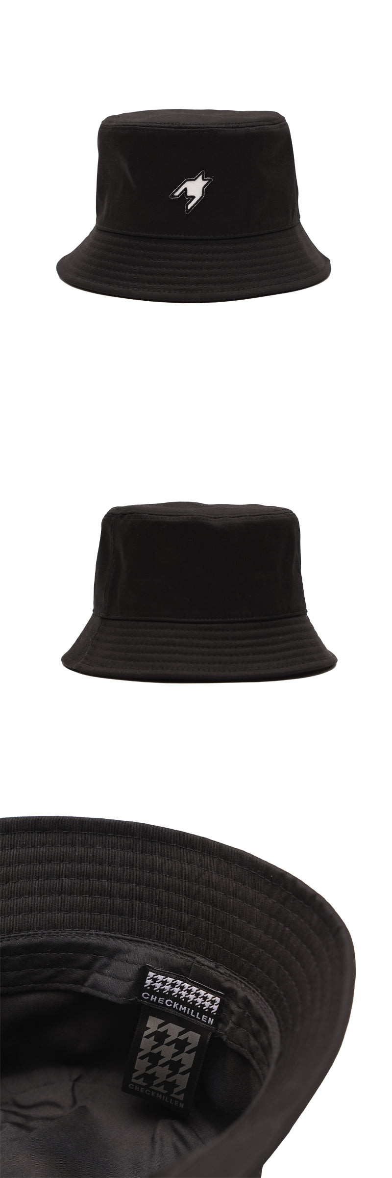 ロゴバケットハット / Logo Bucket Hat (BLACK)