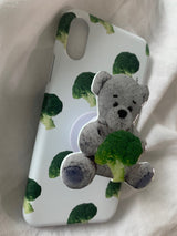 ブロッコリーベアケース (グリップセット) ・broccoli bear case (tok set)