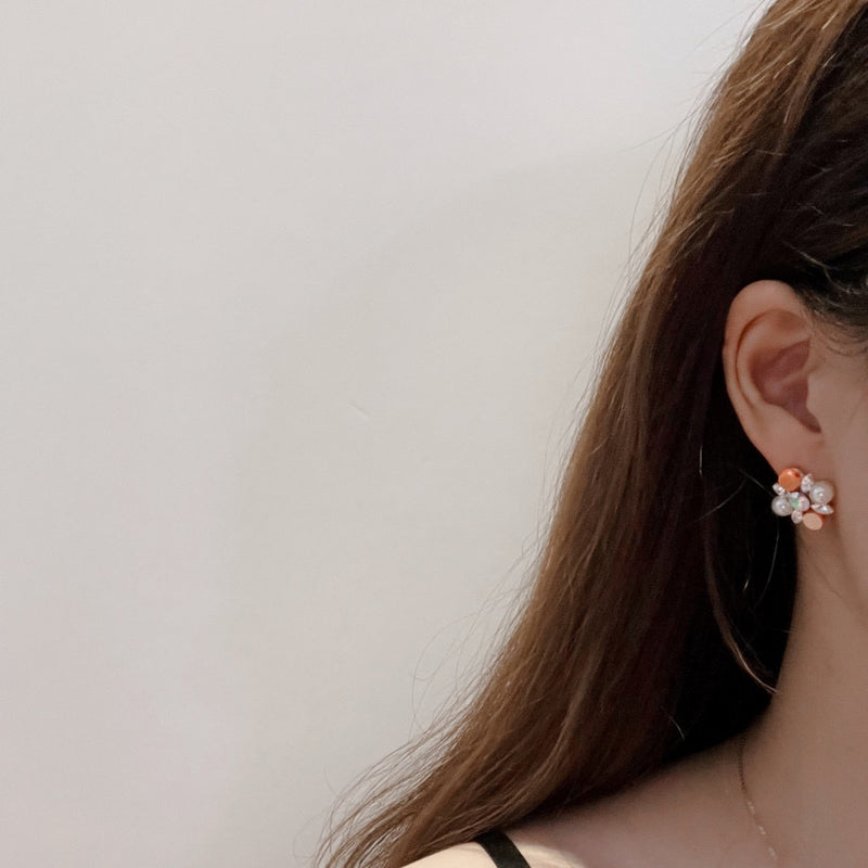アクリルパールピアス/Acryl Pearl Earring (4color)