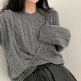 Extended Sleeve Cable Knit Top