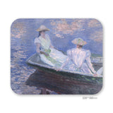 モネオンザボートウーマンマウスパッド / Monet On the Boat woman Mouse Pad