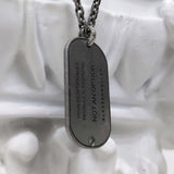 [BLESSEDBULLET]DOGTAG II CHAIN NECKLACE_MINI/LARGE (4623944876150)