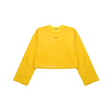 [UNISEX] Oversized Heat Technical Pullover (Yellow) (6656122126454)