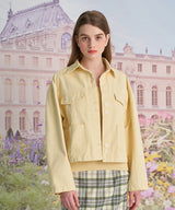 Pastel Palette Cotton Jacket ( 2 Colors ) (6547133825142)