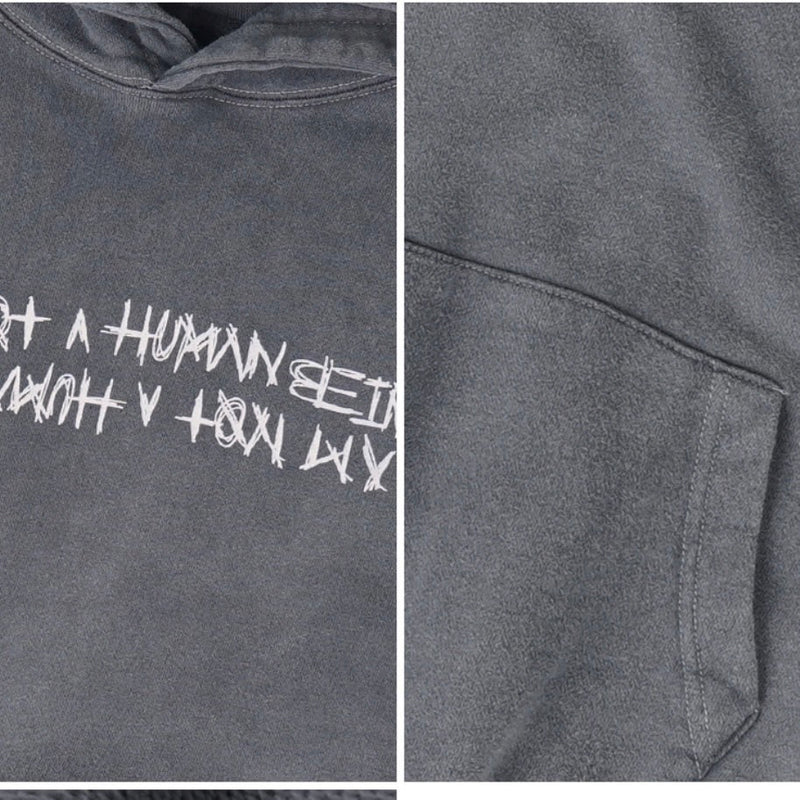 フェイデッドロゴフーディー/I AM NOT HUMAN BEGIN Faded logo hoodie （送料込）- ONEWILL