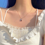 Luv in bear necklace (6657695809654)