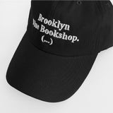 Brooklyn Blue Bookshop Ball Cap (Black) (6602772054134)