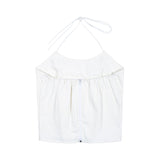 LACE-UP CORSET TOP_Ivory