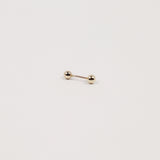 [シングルピアス] 14K ゴールドボールピアス/[single piercing] 14K GOLD BALL PIERCING (3mm)