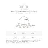 モノグラムラベルウールニットバケットハット/Monogram Label Wool Knit Bucket Hat Gray