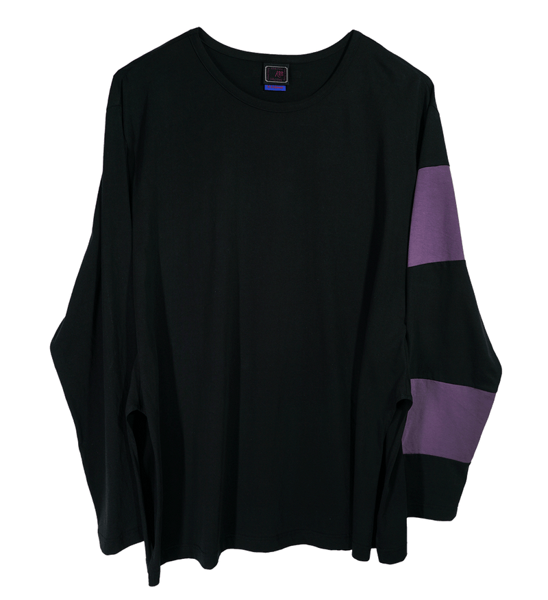 Black/purple 1/4 Border Long (6629514641526)