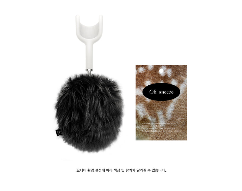 フラッフィーファーケース / fluffy fur case_ black