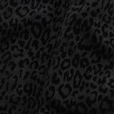 レオパードストレートパンツ/LEOPARD STRAIGHT PANTS [BLACK]
