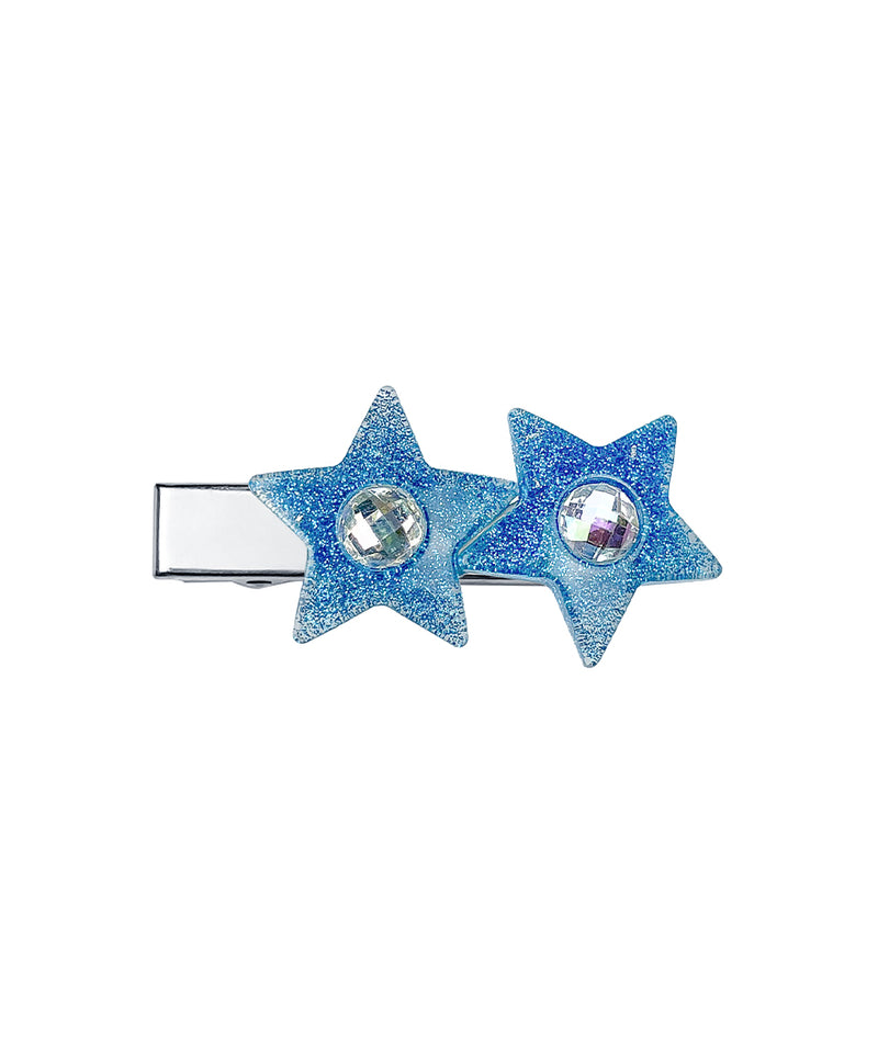 Glitter Star Cubic Clip Hairpin