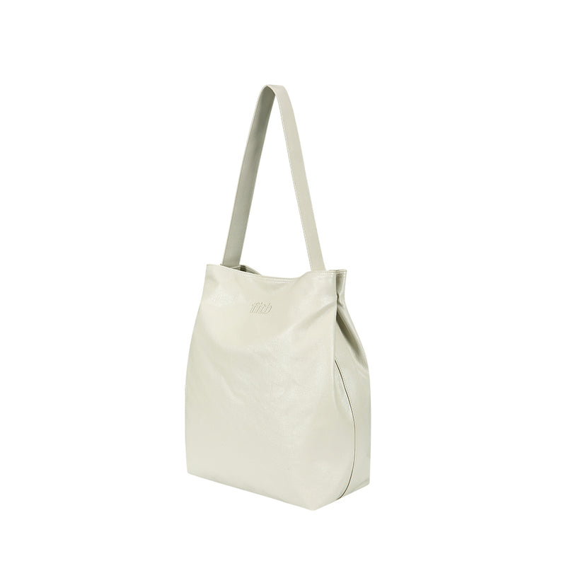 フロー バケットショルダーバッグ / Flow Bucket Shoulder Bag (beige)