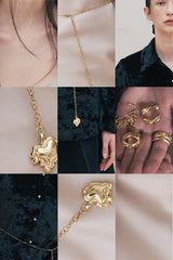ハートシンボルチェーンベルト / Heart Symbol Chain Belt (Gold)