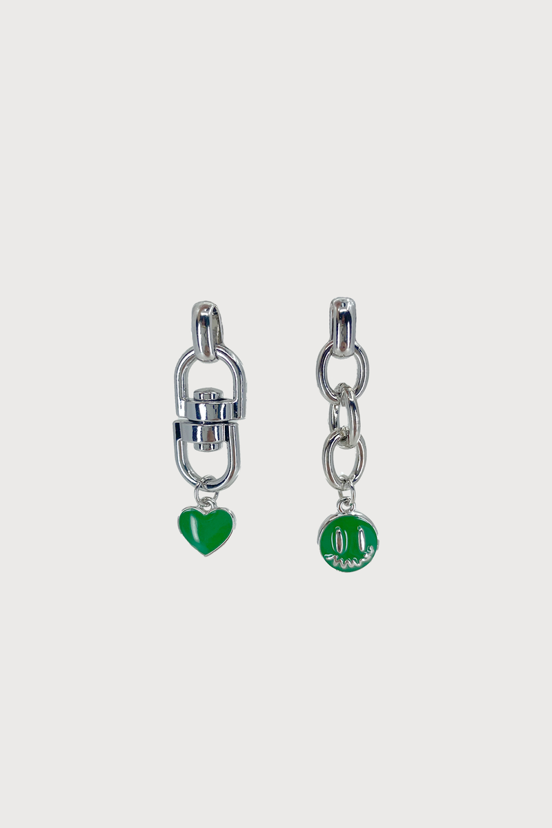 no.213ピアス / no.213 earring silver green