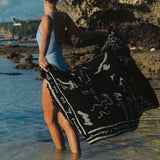 [Eco blanket] Mallorca - Black