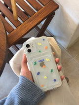クリーミーカードジェリーアイフォンケース/Creamy card jelly case (iphone case)