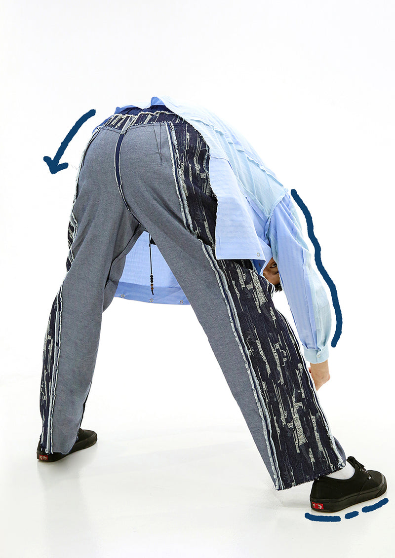 Reversible Wide Denim Pants (6605759709302)