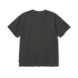 FACE LOGO PIGMENT DYED T-SHIRT (CHARCOAL)