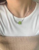 サージカルフラワーネックレス / Surgical Flower Necklace (2 colors)