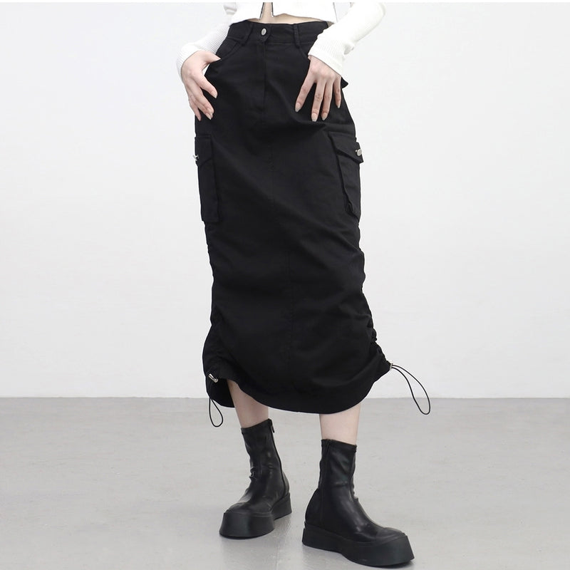 ノタストリングカーゴロングスカート / Nota String Cargo Long Skirt