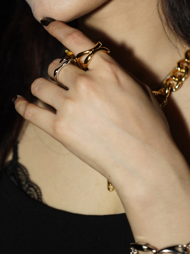 no.54リング / no.54 ring gold (#13 free size)