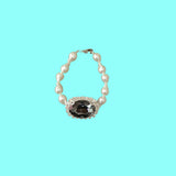 Big gem pearl necklace (6596677861494)