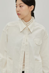 Pocket short shirts [white] (6609536712822)