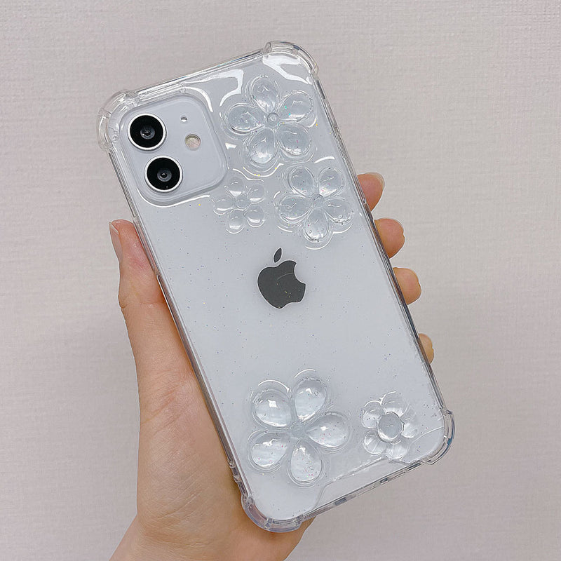 フラワー iPhone 樹脂ケース