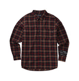 Loose-fit check shirts - Darkbrown (4622121336950)