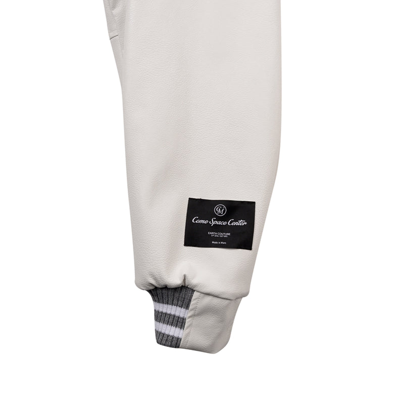 [UNISEX] Reversible Wool-Blend Varsity Coat (Grey) (6656672989302)