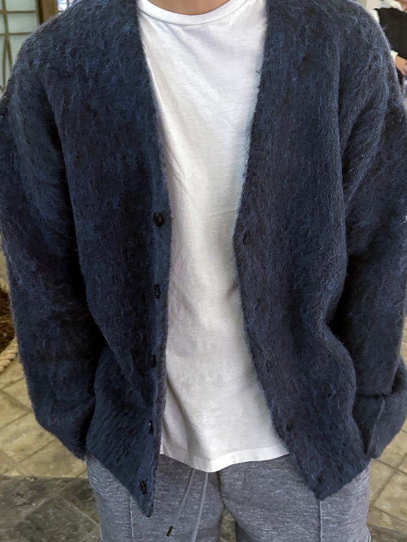 ASCLO Mohair Wool Cardigan (3color)