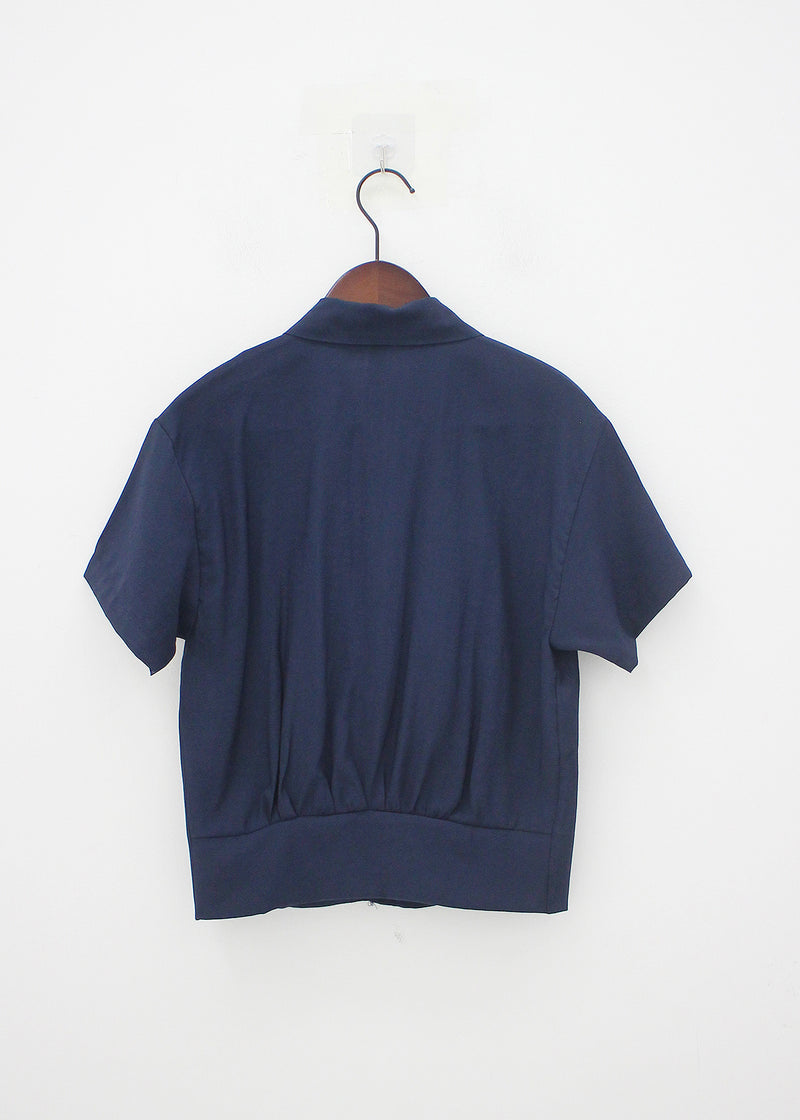 ピンタックショートスリーブブラウス / Pintuck short sleeve blouse (3color)
