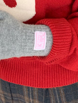  Let It Snow Label Gloves (Grey)