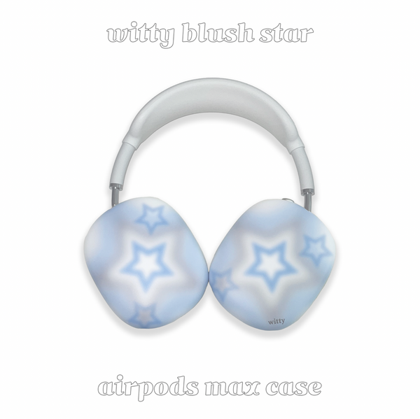 ブラッシュスターエアポッツマックスケース / witty blush star airpods max case (blue+gray)