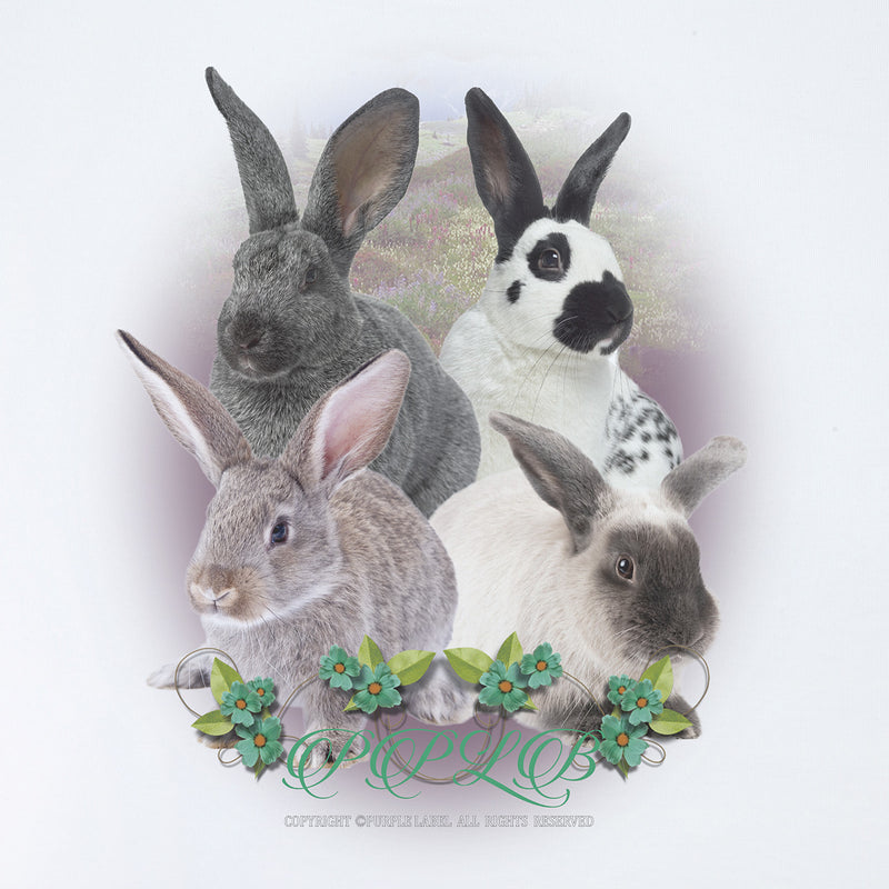 hurdle of bunnies tee (PT0083-1) (6574936457334)