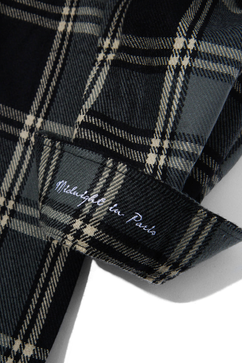 タータンプレイドチェックシャツ/Tartan Plaid Check Shirt S109 Navy
