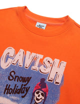 スノーウィホリデースウェットシャツ/SNOWY HOLIDAY SWEATSHIRT ORANGE(CV2CFUM465A)
