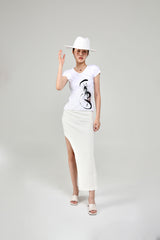 クラッシュTシャツ / Klassisch T-shirt [White] (6698662396022)
