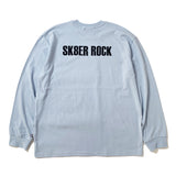 SK8ER ROCK LONG SLEEVE T-SHIRT LIGHT BLUE (6616266211446)