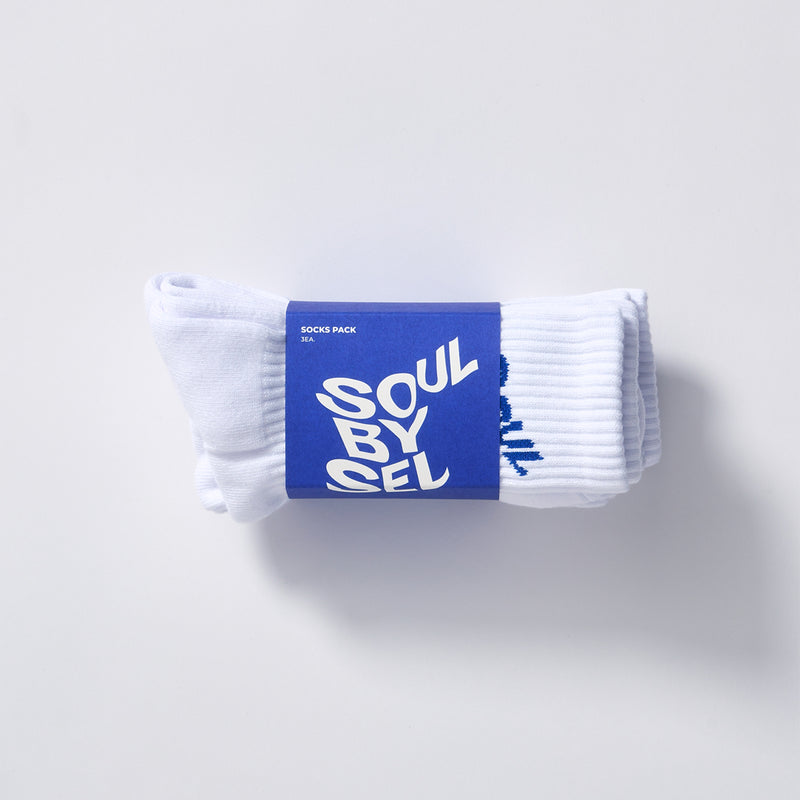 Logo Socks (3pack)_White