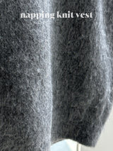 ナッピングニットベスト/SP Napping Knit Vest  (4color)