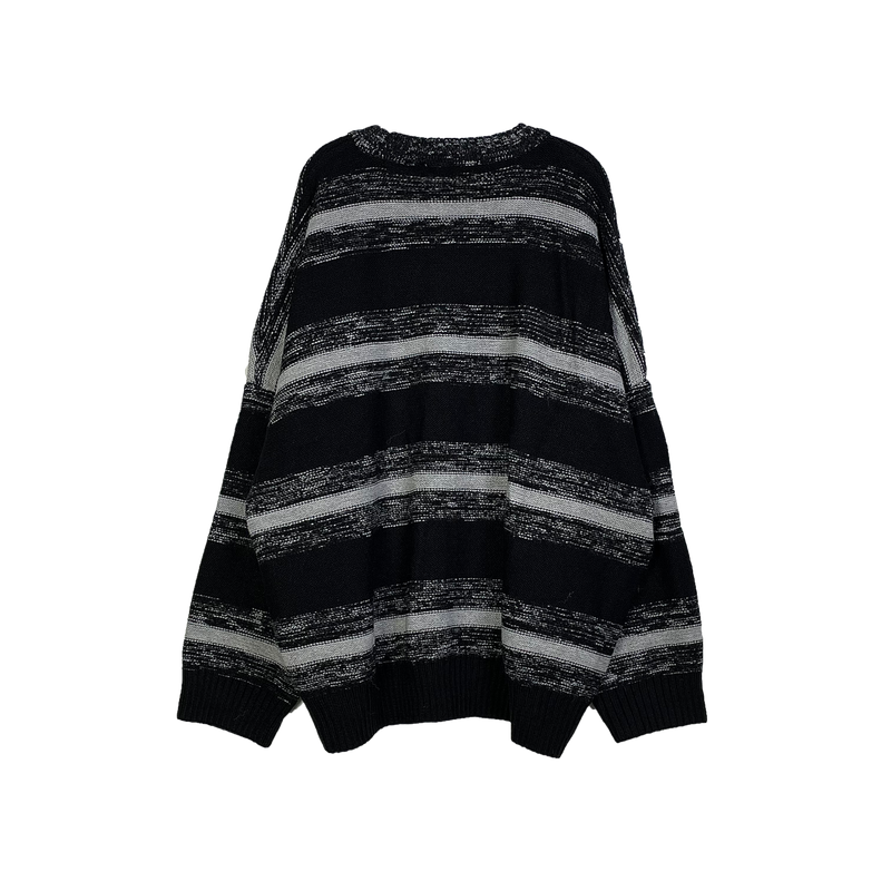 ストライプウェーブニットウェア/Stripe wave Knitwear