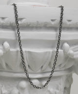 [BLESSEDBULLET]original chain necklace_dark silver/silver (6567980892278)