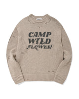 キャンプワイルドフラワーニット/Camp Wildflower Knit Pullover/Linen