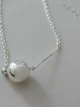 リズムロングチェーンネックレス / Rhythm long chain necklace - silver