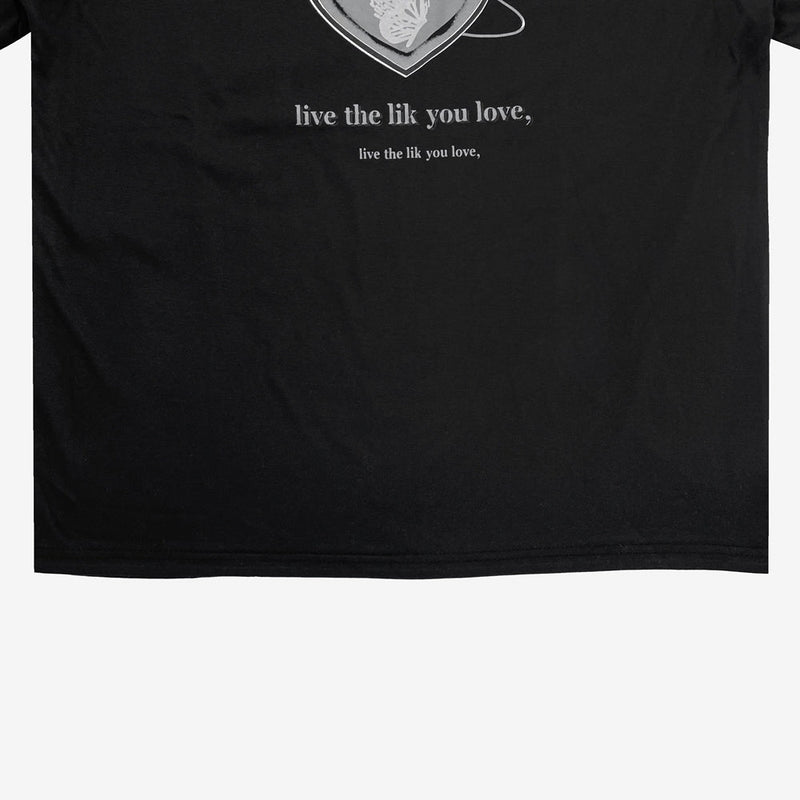 モンドハートレタリングTシャツ / mond heart lettering T-shirt